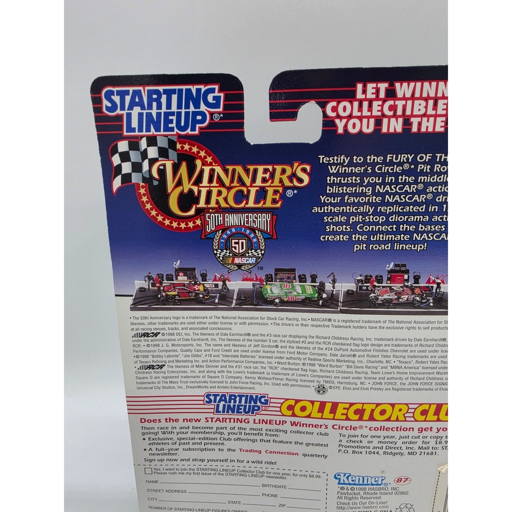 1998 Starting Lineup Winners Circle Rusty Wallace Series II Action Figure NASCAR - Picture 9 of 12